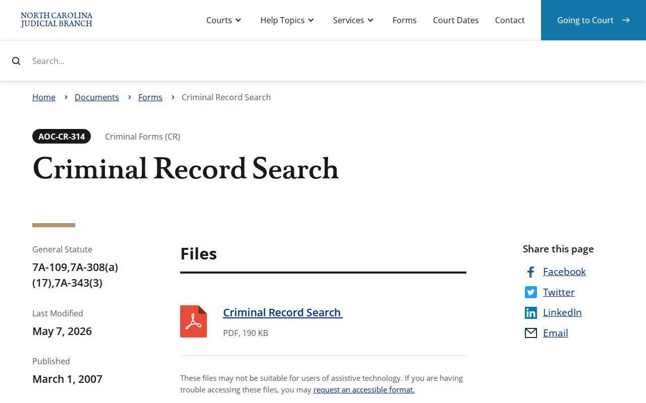 Polk County criminal court case certified search form