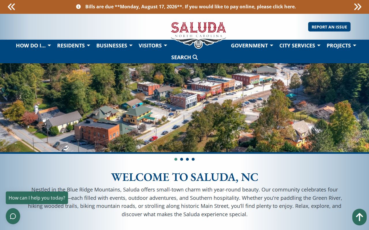 Saluda criminal records and official City of Saluda page